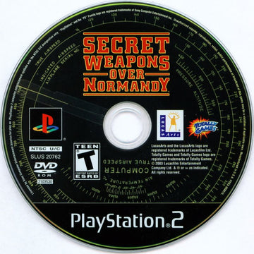 Secret Weapons Over Normandy | PlayStation 2 | physical media | region=North America | source-country=United States | zypher-v2 | moby-9563a2be4267 | Data by MobyGames.com
