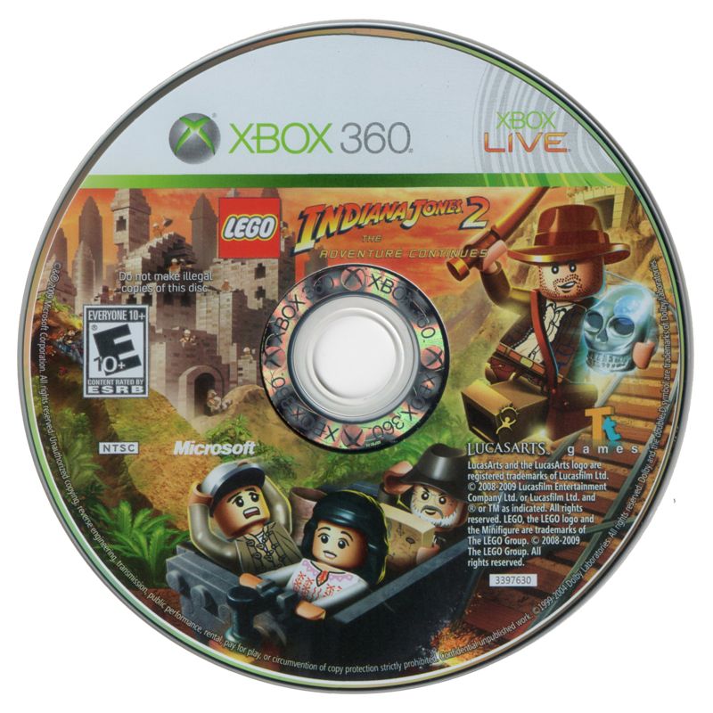 LEGO Indiana Jones 2: The Adventure Continues | Xbox 360 | physical media | region=North America | source-country=United States | zypher-v2 | moby-cdda697aaf93 | Data by MobyGames.com