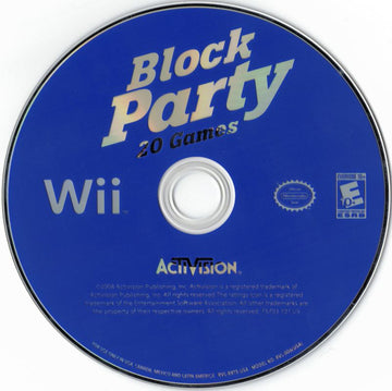Block Party | Wii | physical media | region=North America | source-country=United States | zypher-v2 | moby-02596fc49db3 | Data by MobyGames.com