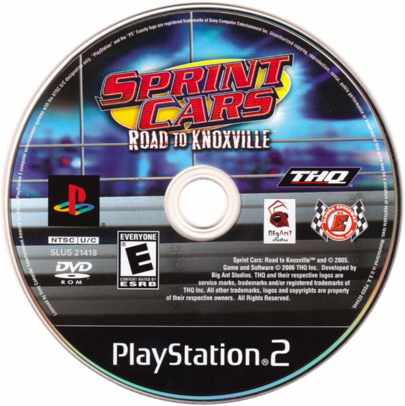 Sprint Cars: Road to Knoxville | PlayStation 2 | physical media | Region: North America | source-country=United States | Data by MobyGames.com