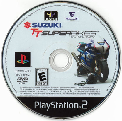 Suzuki TT Superbikes: Real Road Racing | PlayStation 2 | physical media | region=North America | source-country=Canada,United States | zypher-v2 | moby-54c5660d331d | Data by MobyGames.com