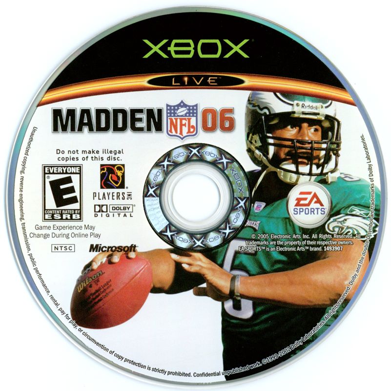 Madden NFL 06 | Xbox | physical media | region=North America | source-country=Canada,United States | zypher-v2 | moby-6255d2200f33 | Data by MobyGames.com