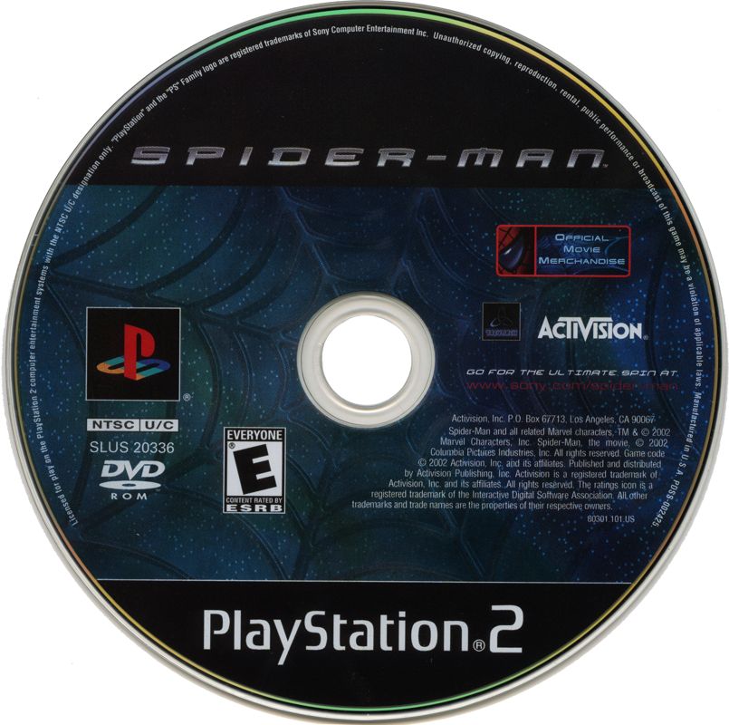 Spider-Man | PlayStation 2 | physical media | region=North America | source-country=Canada,United States | zypher-v2 | moby-842f6cbbfc51 | Data by MobyGames.com