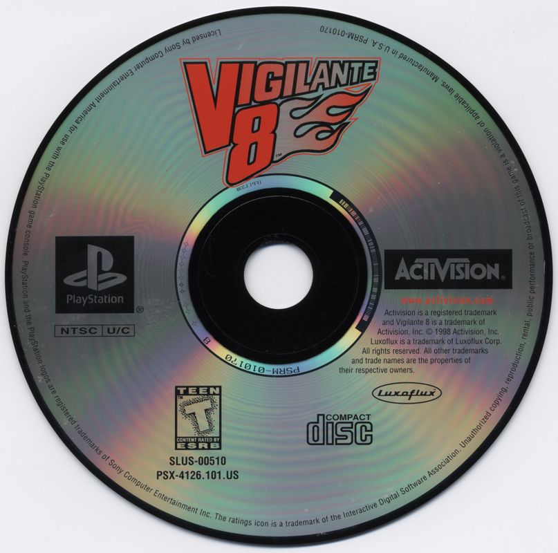 Vigilante 8 | PlayStation | physical media | region=North America | source-country=Canada,United States | zypher-v2 | moby-92eb6607c360 | Data by MobyGames.com