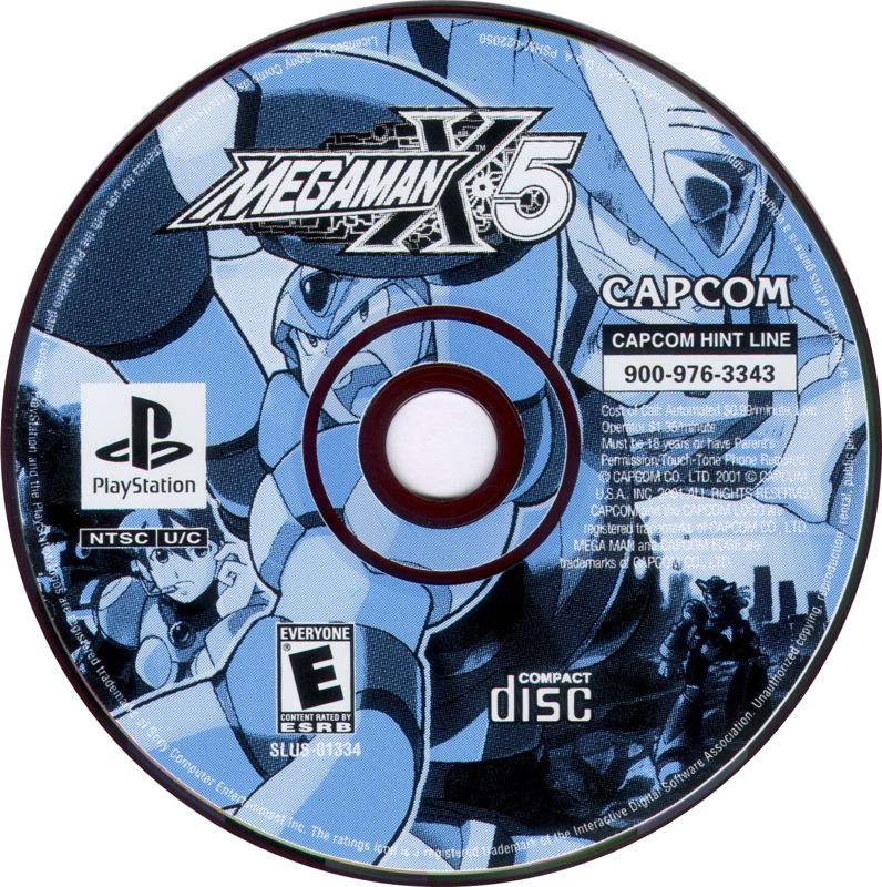 Mega Man X5 | PlayStation | physical media | Data by MobyGames.com