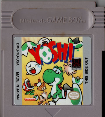 
Yoshi | Game Boy | physical media | Region: North America | source-country=United States | Data by MobyGames.com