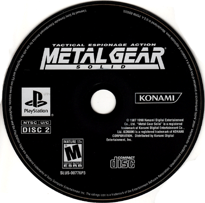 
Metal Gear Solid: The Essential Collection | PlayStation 2 | game disc 2 of 3 | Region: North America | source-country=United States | Data by MobyGames.com