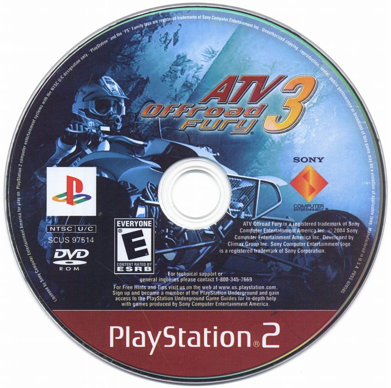 ATV Offroad Fury 3 | PlayStation 2 | physical media | region=North America | source-country=United States | zypher-v2 | moby-dc9999e7d273 | Data by MobyGames.com
