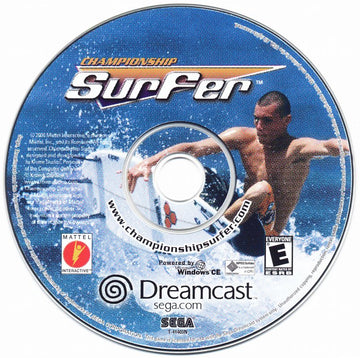 
Championship Surfer | Dreamcast | game disc 1 of 1 | Data by MobyGames.com