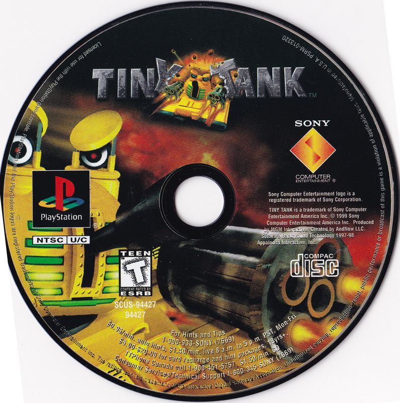 
Tiny Tank | PlayStation | physical media | Data by MobyGames.com