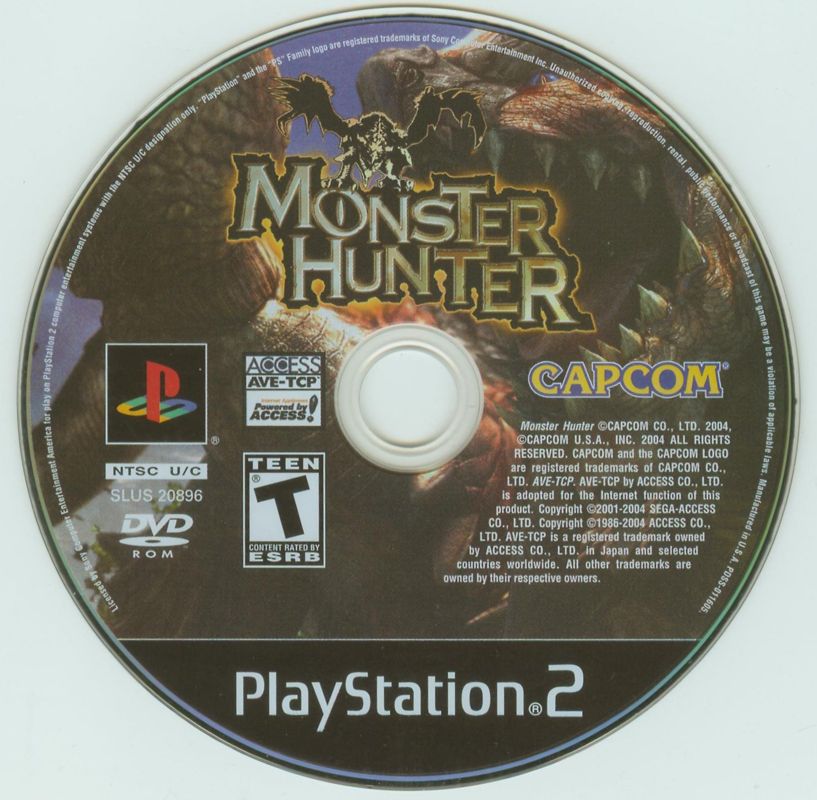 Monster Hunter | PlayStation 2 | physical media | Region: North America | source-country=United States | Data by MobyGames.com