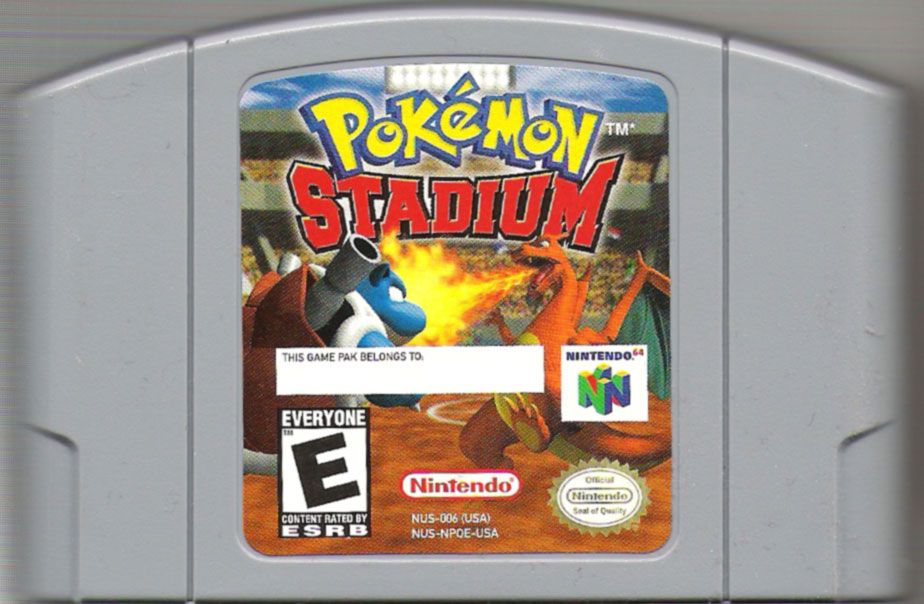 Pokémon Stadium | Nintendo 64 | physical media | region=North America | source-country=United States | zypher-v2 | moby-22cfa5d1178a | Data by MobyGames.com