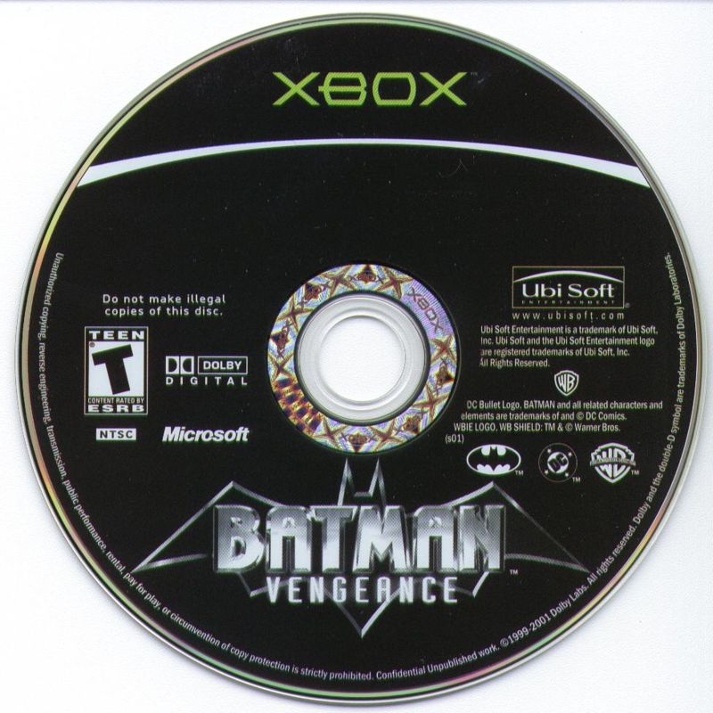 Batman: Vengeance | Xbox | physical media | Data by MobyGames.com