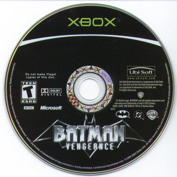 
Batman: Vengeance | Xbox | physical media | Data by MobyGames.com