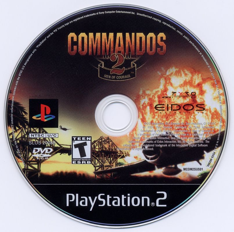 Commandos 2: Men of Courage | PlayStation 2 | physical media | Region: North America | source-country=United States | Data by MobyGames.com