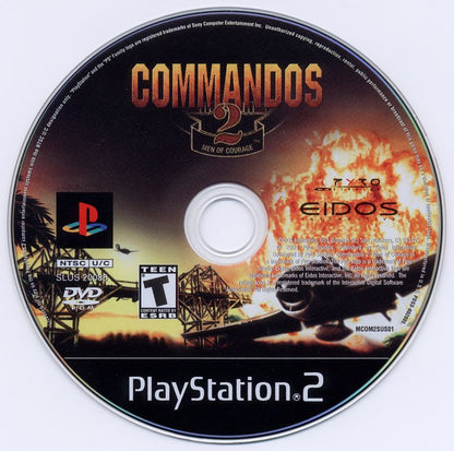 
Commandos 2: Men of Courage | PlayStation 2 | physical media | Region: North America | source-country=United States | Data by MobyGames.com