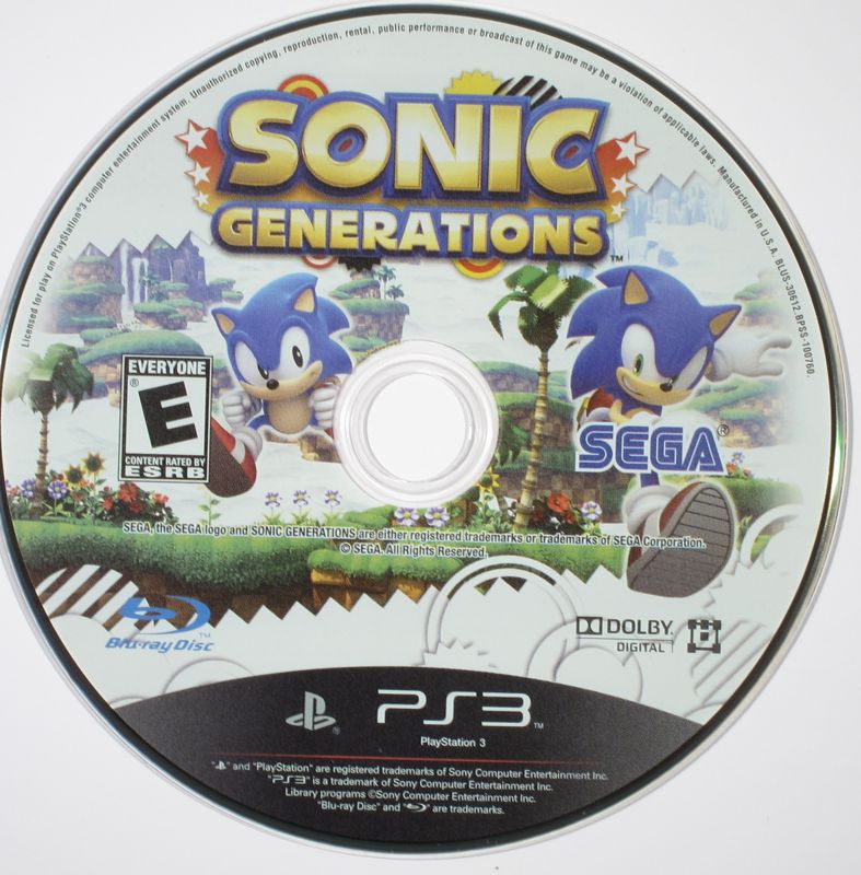 Sonic Generations | PlayStation 3 | physical media | region=North America | source-country=Canada,United States | zypher-v2 | moby-9a36c4291967 | Data by MobyGames.com