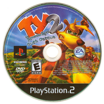 
Ty the Tasmanian Tiger 2: Bush Rescue | PlayStation 2 | physical media | Data by MobyGames.com