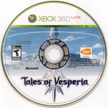 Tales of Vesperia | Xbox 360 | physical media | region=North America | source-country=United States | zypher-v2 | moby-233a92c3ff3a | Data by MobyGames.com