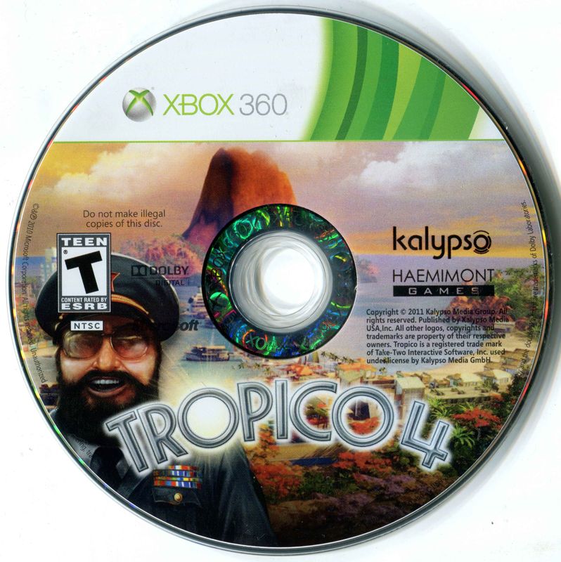 
Tropico 4 | Xbox 360 | physical media | Data by MobyGames.com