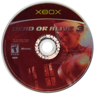 Dead or Alive 3 | Xbox | physical media | region=North America | source-country=United States | zypher-v2 | moby-88fa8badf835 | Data by MobyGames.com