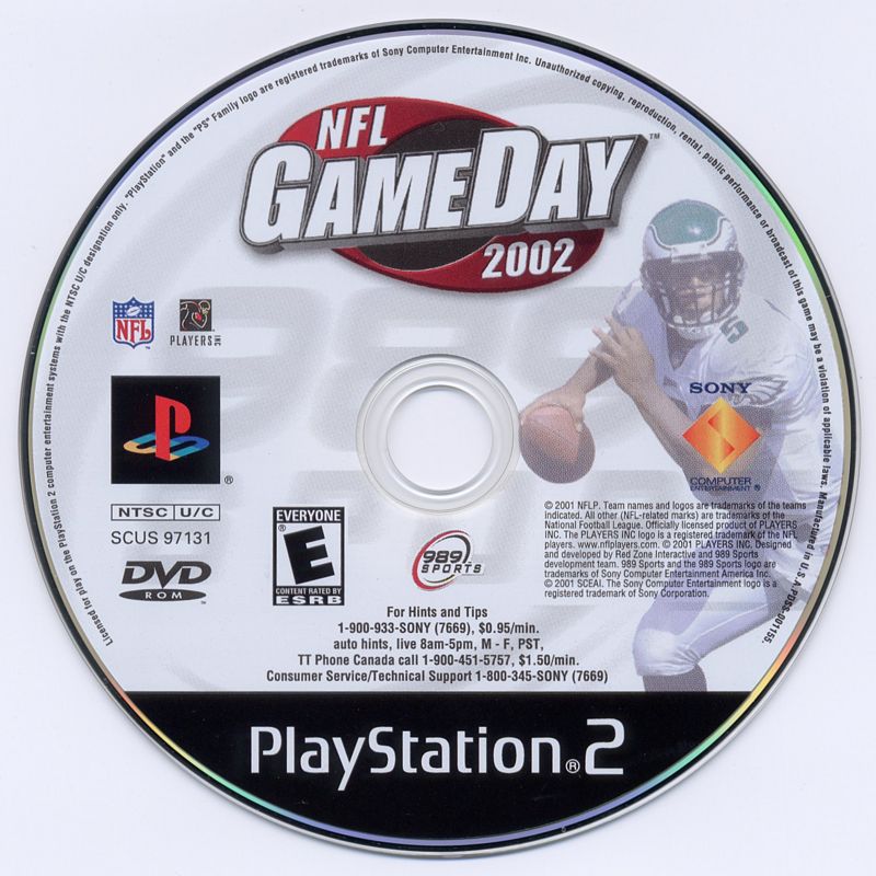 NFL GameDay 2002 | PlayStation 2 | physical media | region=North America | source-country=Canada,United States | zypher-v2 | moby-d9fb0e3bf256 | Data by MobyGames.com