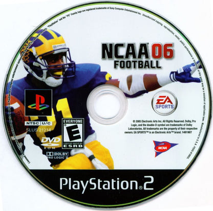 NCAA Football 06 | PlayStation 2 | physical media | region=North America | source-country=United States | zypher-v2 | moby-5ab6d6625a2b | Data by MobyGames.com