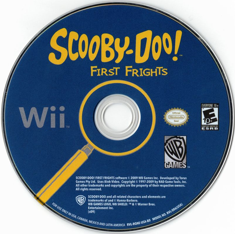 
Scooby-Doo!: First Frights | Wii | physical media | Region: North America | source-country=Canada,Mexico,United States | Data by MobyGames.com