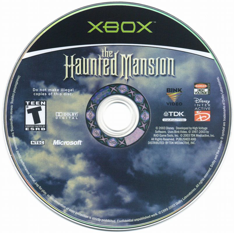 
Disney's The Haunted Mansion | Xbox | physical media | Data by MobyGames.com