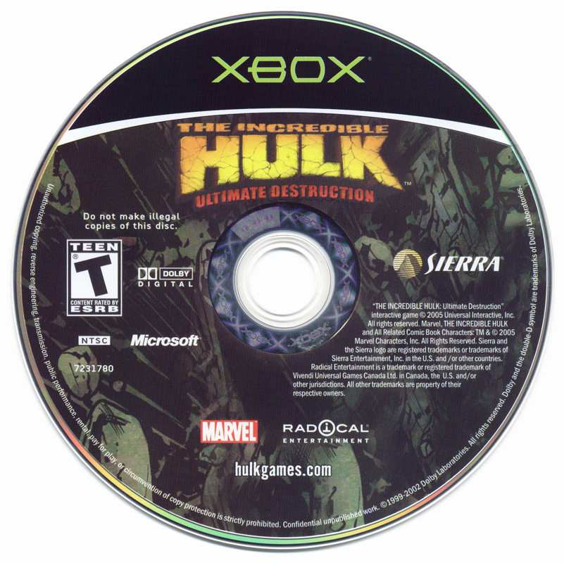 
The Incredible Hulk: Ultimate Destruction | Xbox | physical media | Data by MobyGames.com