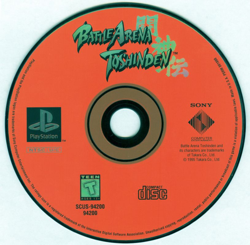 
Battle Arena Toshinden | PlayStation | physical media | Region: North America | source-country=United States | Data by MobyGames.com