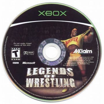 Legends of Wrestling | Xbox | physical media | region=North America | source-country=United States | zypher-v2 | moby-15a05295216a | Data by MobyGames.com