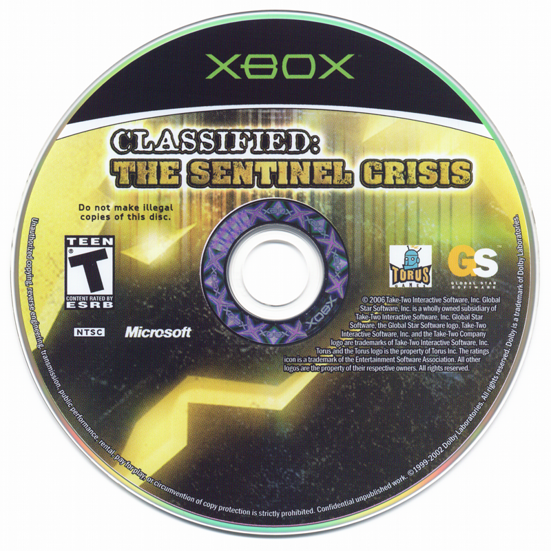 
Classified: The Sentinel Crisis | Xbox | physical media | Data by MobyGames.com