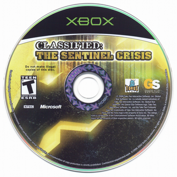 
Classified: The Sentinel Crisis | Xbox | physical media | Data by MobyGames.com