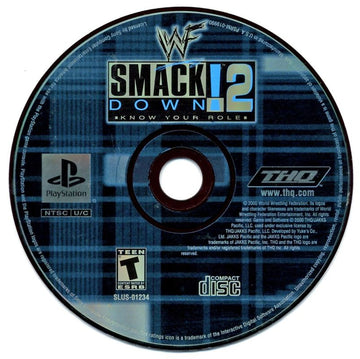 
WWF Smackdown! 2: Know Your Role | PlayStation | physical media | Region: North America | source-country=United States | Data by MobyGames.com