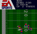 
Madden 96 | SEGA Game Gear | gameplay screenshot | Data by MobyGames.com