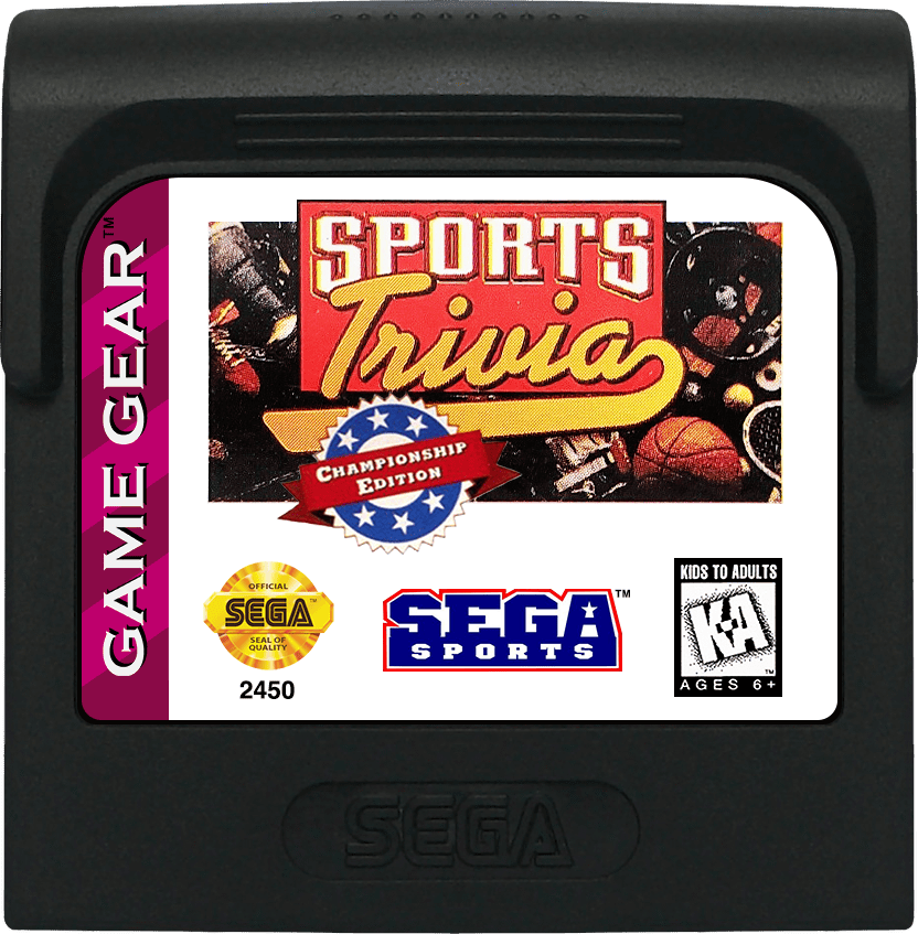 
Sports Trivia: Championship Edition | SEGA Game Gear | game cartridge