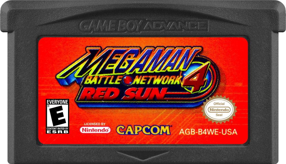 
Mega Man Battle Network 4: Red Sun | Nintendo Game Boy Advance | game cartridge