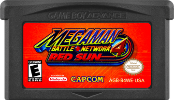 
Mega Man Battle Network 4: Red Sun | Nintendo Game Boy Advance | game cartridge