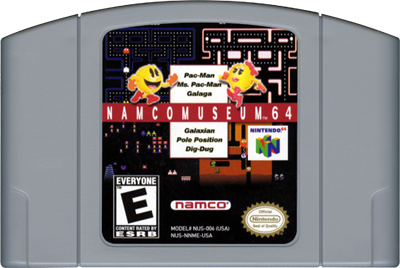 
Namco Museum 64 | N64 | Nintendo 64 | game cartridge