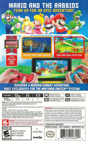 
Mario + Rabbids: Kingdom Battle | Nintendo Switch | back cover