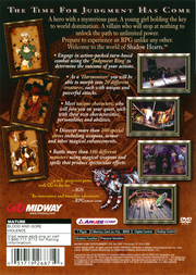 
Shadow Hearts | PlayStation 2 | PS2 | back cover