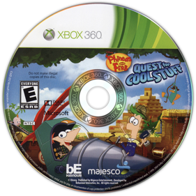 
Phineas and Ferb: Quest for Cool Stuff | Xbox 360 | game disc 1 of 1