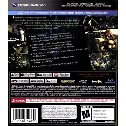 
Resident Evil 5: Gold Edition | PlayStation 3 | supplemental product media | Region: North America | walmart-e1195cefa20d | Source: Walmart