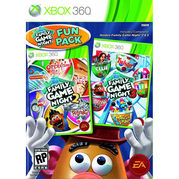 
Hasbro Family Game Night Fun Pack | Xbox 360 | supplemental product media | walmart-420d94e5b54d