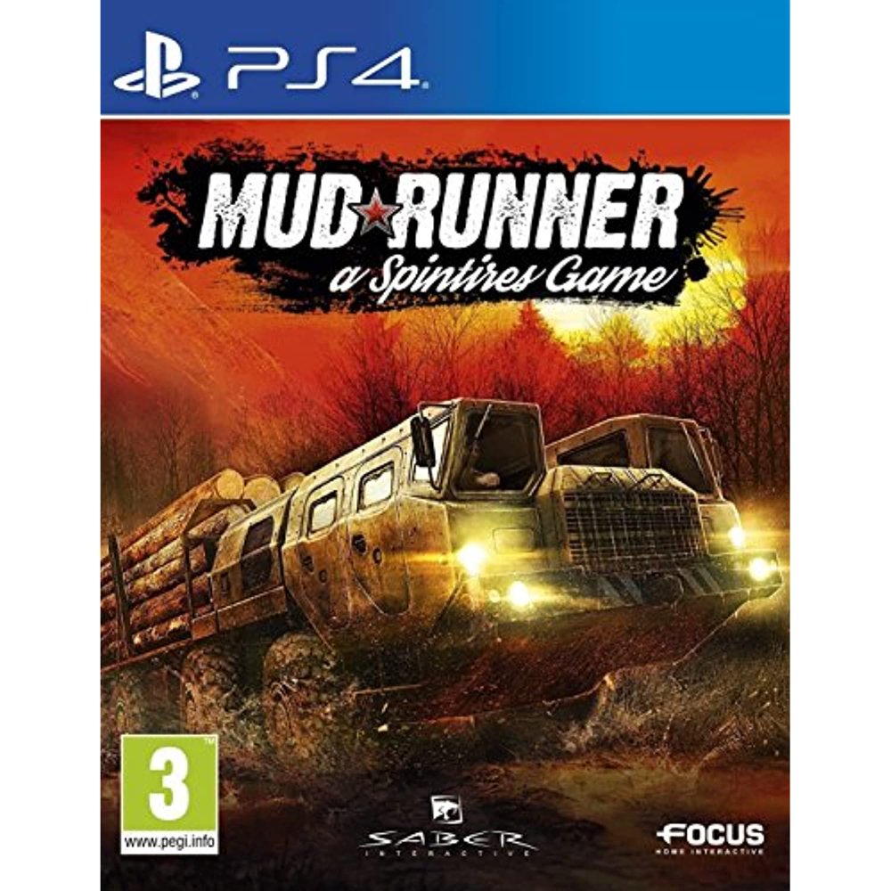 
Spintires: MudRunner | PlayStation 4 | supplemental product media | Region: North America | walmart-8e515efa9018 | Source: Walmart