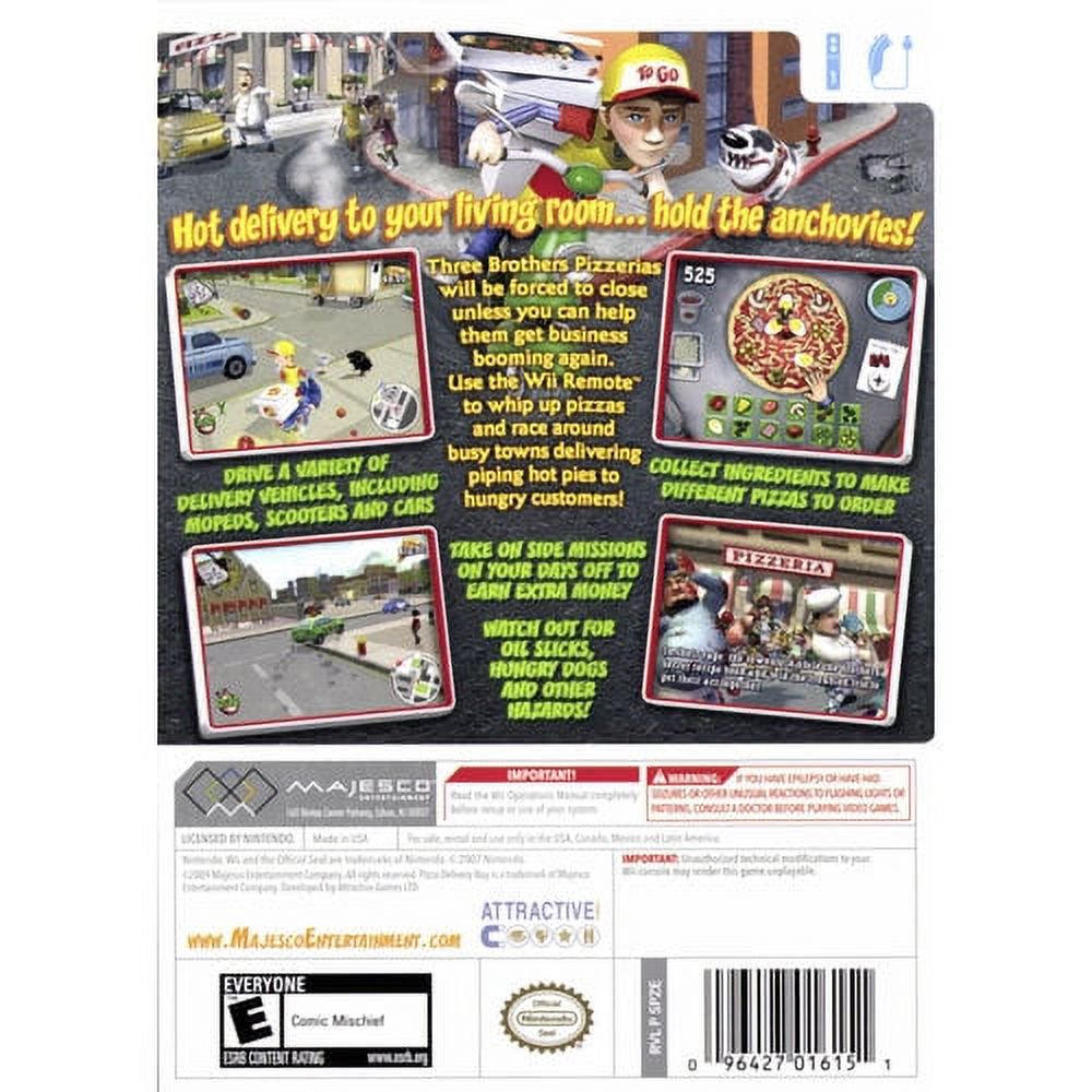 
Pizza Delivery Boy | Wii | supplemental product media | walmart-d110a681ed63