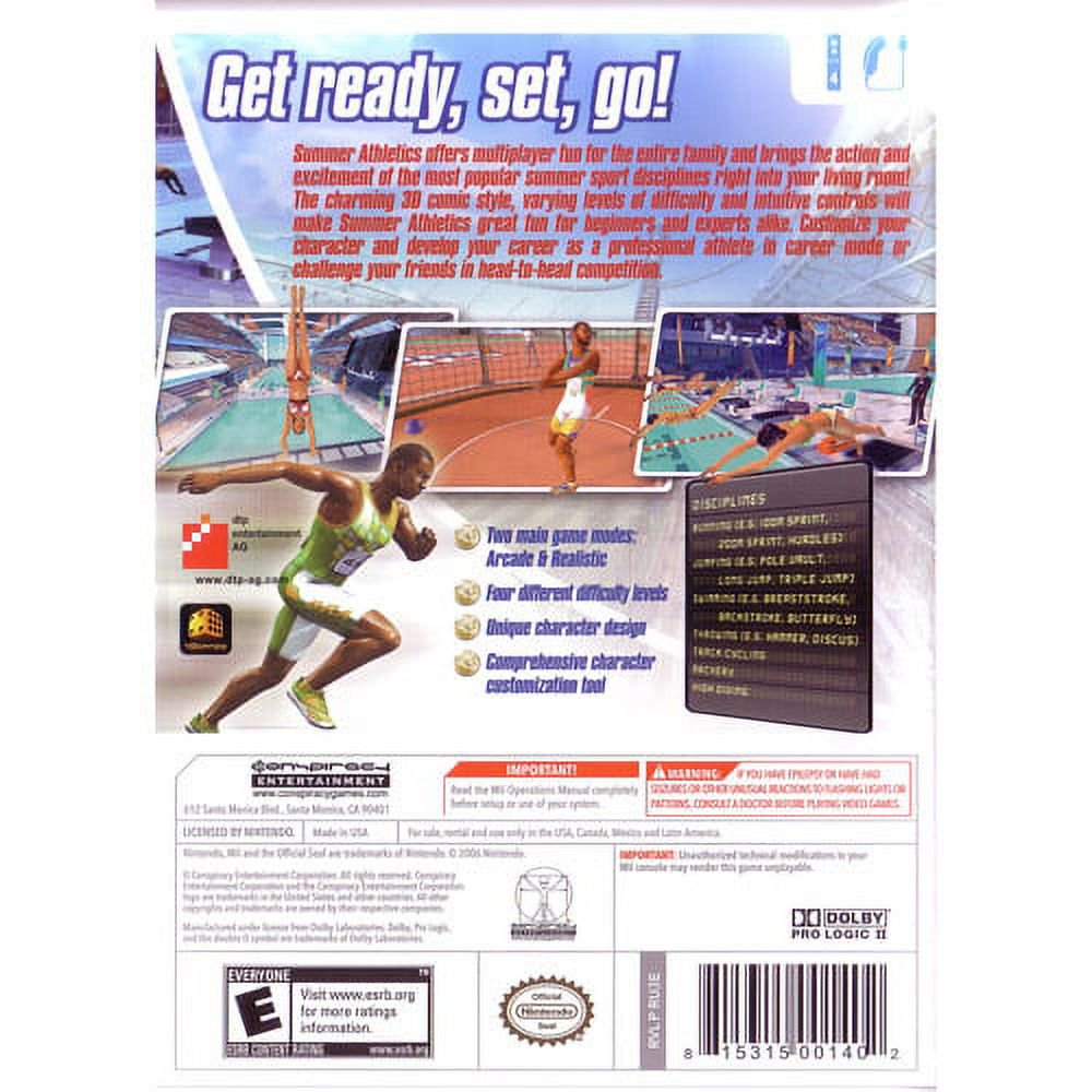 
Summer Athletics: The Ultimate Challenge | Wii | supplemental product media | walmart-e3b1529c9262