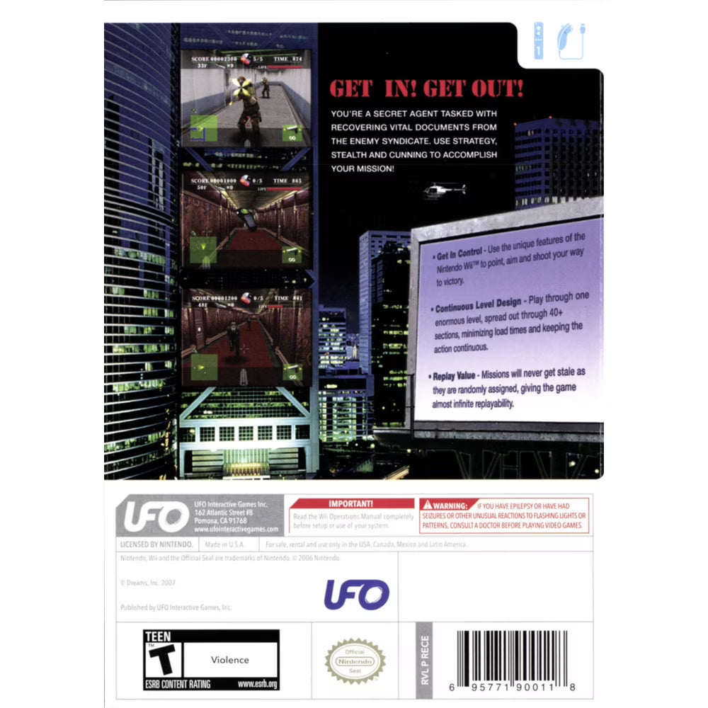 
Spy Games: Elevator Mission | Wii | supplemental product media | walmart-eb46c13fc35a