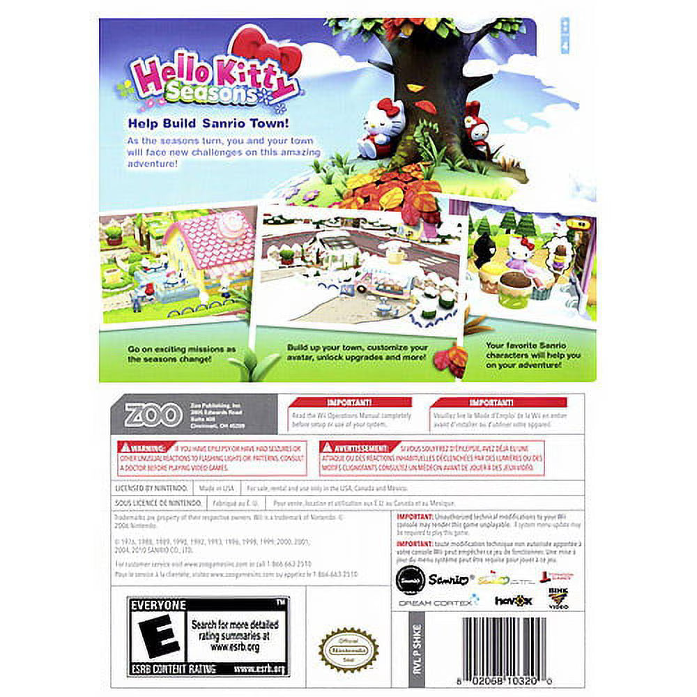 
Hello Kitty: Seasons | Wii | supplemental product media | walmart-8e35f23e3195